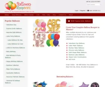 Balloonshopnyc.com(Quality Balloons for Any Occasion) Screenshot