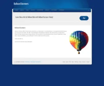 Balloonstormers.com(Hot Air Balloon Rides in Columbia Missouri) Screenshot