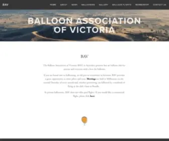 Balloonsvictoria.com(Balloon rides) Screenshot