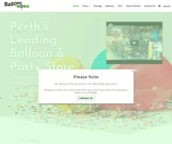 Balloonworld.com.au(Balloonworld) Screenshot