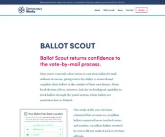 Ballotscout.org(Ballot Scout) Screenshot