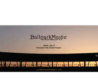 Ballparkmagic.com(BallparkMagic) Screenshot