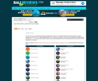 Ballreviews.com(Bowling Balls) Screenshot