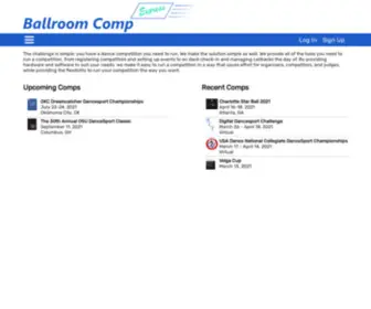 Ballroomcompexpress.com(Ballroom Comp Express) Screenshot