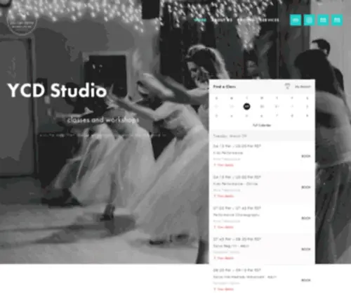 Ballroomdancehermosa.com(YCD Studio) Screenshot