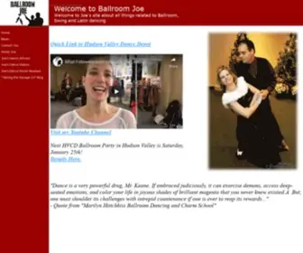 Ballroomjoe.com(Ballroom Joe) Screenshot