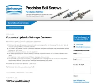 Ballscrew-Tech.com(Precision Ball Screw Technology) Screenshot