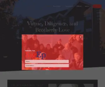 Ballstatesigep.com(Sigma Phi Epsilon) Screenshot