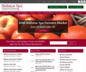 Ballston.org(Ballston Spa Business & Professional Association) Screenshot