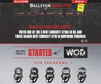 Ballstoncrossfit.com(The #1 CrossFit and Fitness Gym In Arlington) Screenshot