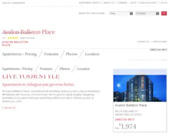 Ballstonplace.com(Ballston Place) Screenshot