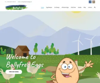 Ballyfreeeggs.ie(The Ballyfree brand of eggs) Screenshot