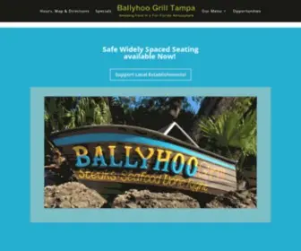 Ballyhootampa.com(Ballyhoo Grill Tampa) Screenshot