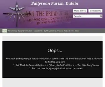 Ballyroanparish.ie(Ballyroan Parish) Screenshot