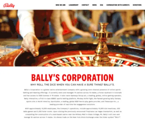 Ballysinteractive.com Screenshot