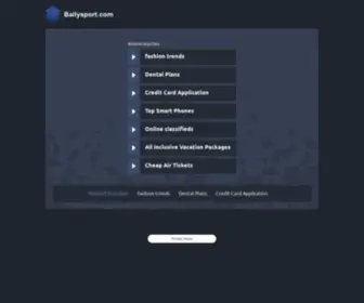 Ballysport.com(Ballysport) Screenshot