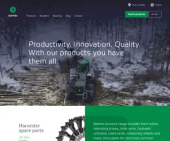 Balmec.com(High quality forestry machine spare parts) Screenshot