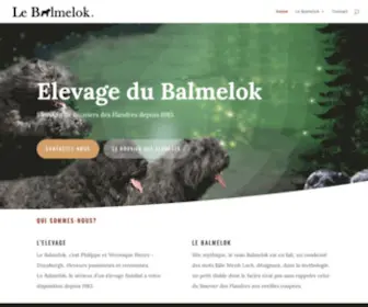 Balmelok.com(Eleveur de Bouvier des Flandres) Screenshot