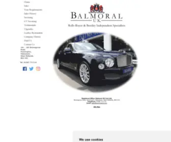 Balmoraluk.com(Balmoral UK Ltd) Screenshot