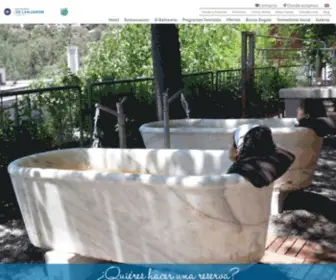 Balneariodelanjaron.es(Hotel Balneario de Lanjarón en Granada Andalucía) Screenshot