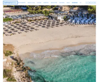 Balnearioilletas.com(Beach Club en Mallorca) Screenshot