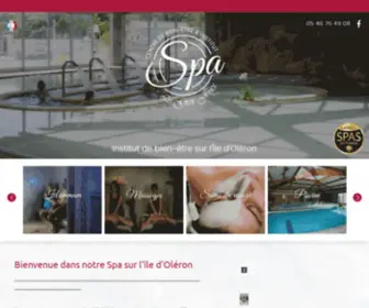 Balneoleron.com(SPA ile d'Oléron) Screenshot