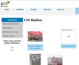 Baloescm.com.br(CM Balões) Screenshot