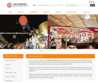 Balon-Angkasa.com(Balon Angkasa Indonesia) Screenshot