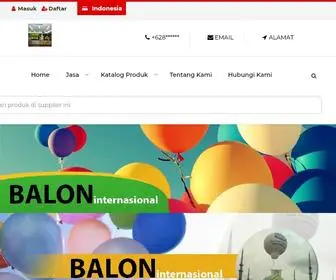 Balon-Gate.com(Pusat Balon Promosi) Screenshot