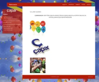 Balon.web.tr(Çapar Balon) Screenshot