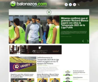 Balonazos.com(Fútbol venezolano al día) Screenshot