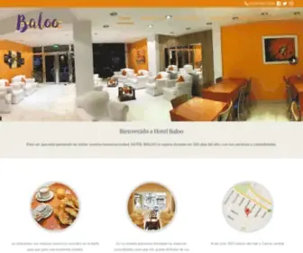 Baloohotel.com(Baloo Hotel Mar del Plata) Screenshot