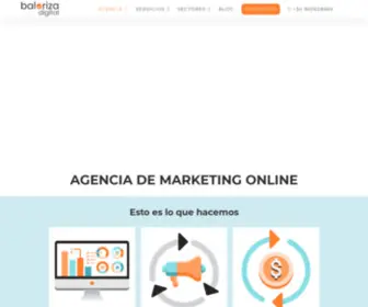 Baloriza.com(Agencia de Marketing Digital en Paterna) Screenshot