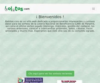 Balotas.com Screenshot