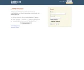Balotilo.org(élection) Screenshot