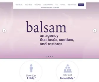 Balsam-LB.org(The Lebanese Center for Palliative Care) Screenshot