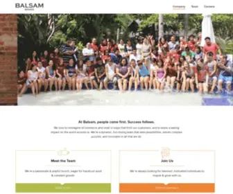Balsambrands.com(Balsam Brands) Screenshot