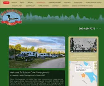 Balsamcove.com(Balsam Cove Campground) Screenshot