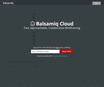 Balsamiq.cloud(Balsamiq Cloud) Screenshot