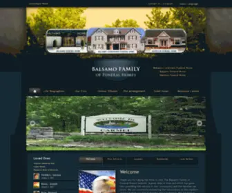 Balsamofuneralhome.com(The Balsamo Family of Funeral Homes) Screenshot