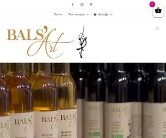 Balsart.com(Réduction balsamique biologique) Screenshot