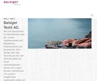 Balsiger-Textil.ch(SINCE 1994) Screenshot