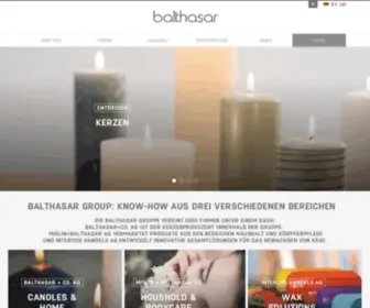 Balthasargroup.ch(Kerzen, Körperpflege, Haushalt ) Screenshot