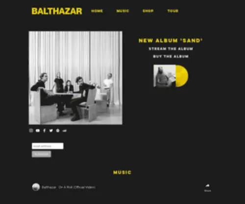 Balthazarband.com(Balthazarband) Screenshot