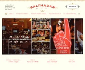Balthazarlondon.com(All-Day Brasserie Dining in Covent Garden) Screenshot