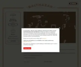 Balthazarny.com(Balthazar Restaurant New York) Screenshot