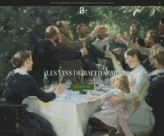 Balthazarvins.fr(Les vins de Balthazar) Screenshot