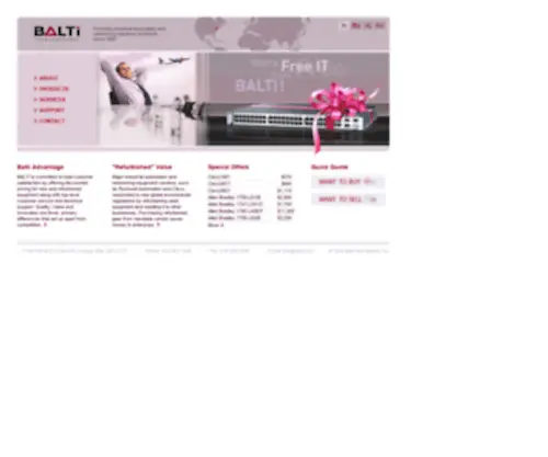 Balti.com(Balti International) Screenshot
