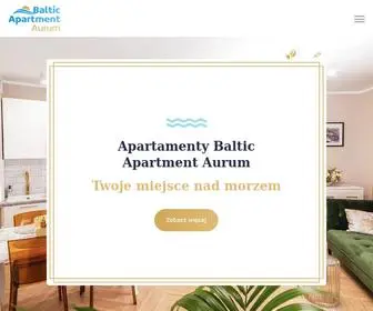 Baltic-Apartment.eu(Aurum Baltic Apartments) Screenshot