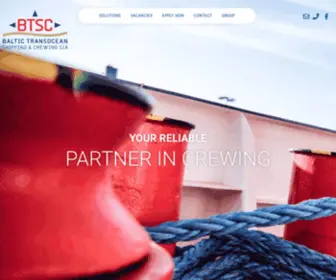 Baltic-Transocean.com(Shipping & Crewing SIA) Screenshot